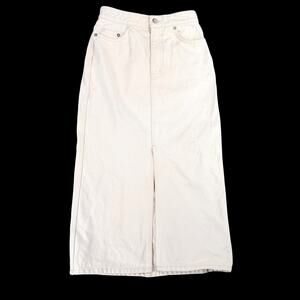 & Other Stories Cream Pencil Skirt